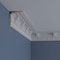 Ekena Millwork 3 3/4"H x 3 1/2"P x 5 1/8"F x 94 1/2"L Granada Traditional Crown Moulding MLD04X03X05GR - alternate 7